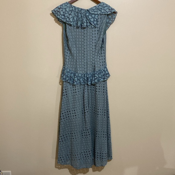 NWOT Anthropologie Antoinette Lace V Neck Midi Dress Size 6 - Picture 6 of 6